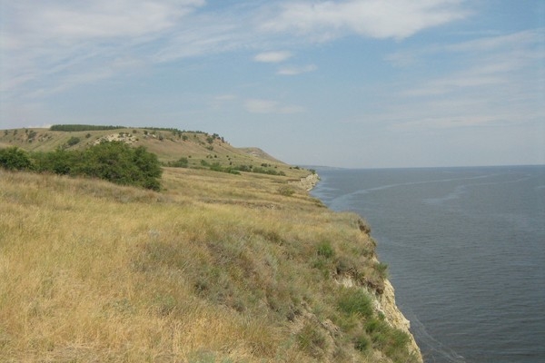 Вид на Волгоградское водохранилище