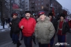 Парад Дедов Морозов сопровождался огненным представлением