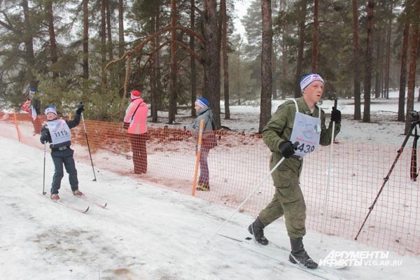 Волгоградцы встали на лыжи