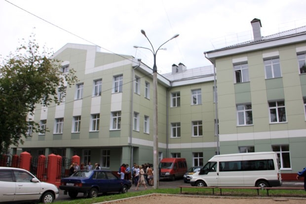 Реконструкция лицея велась внутри и снаружи
