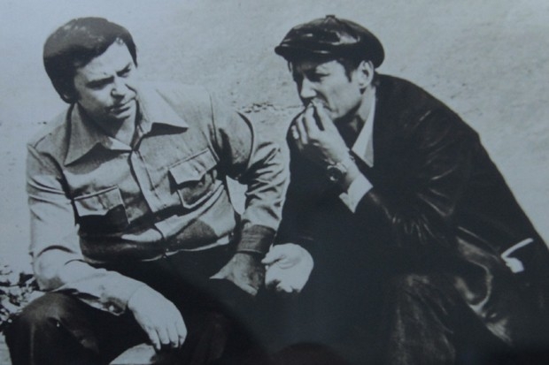 Писатель Валентин Распутин и поэт Евгений Евтушенко, 1980 г.