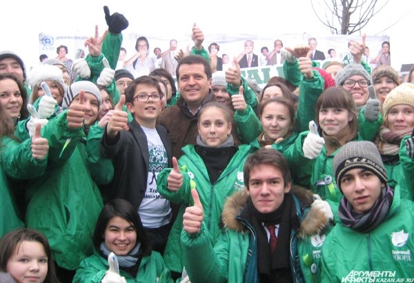 Участники «Зеленого рекорда»