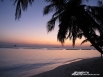Романтичный закат. Мальдивы