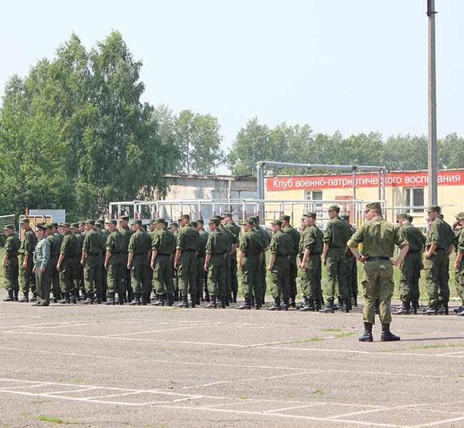 Подготовка к торжественному построению