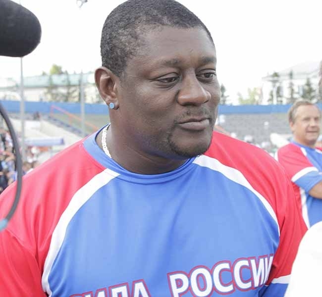 Пьер Нарцисс на стадионе Химик