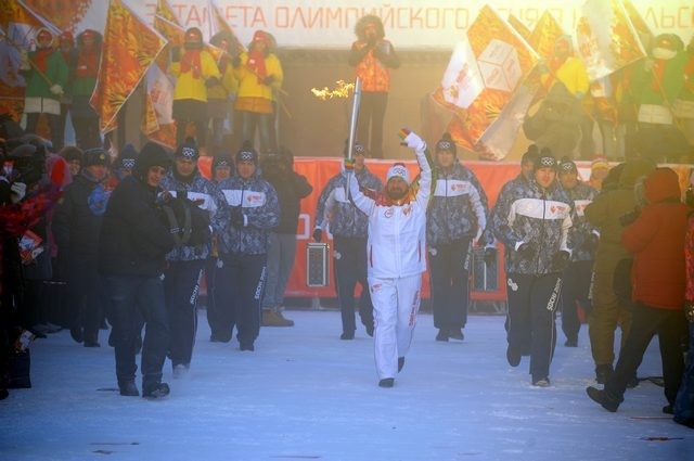 Олимпийский огонь в Норильске, 7 ноября