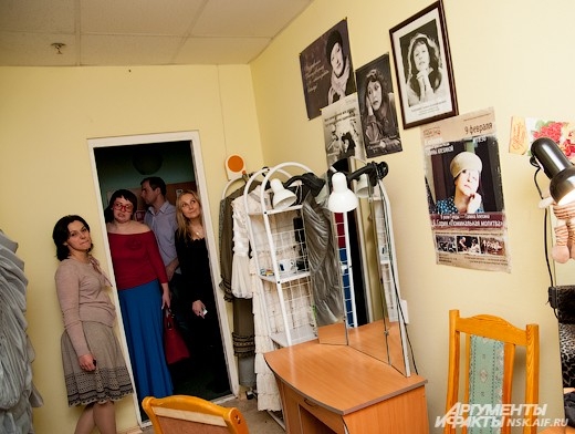 Гримерка Народной артистки СССР Анны Покидченко и Галины Алехиной.