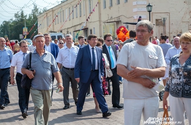 Мэр Омска Вячеслав Двораковский просто не мог пропустить это событие.