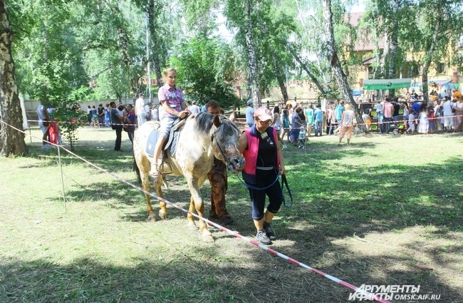 Для детей тоже были предусмотрены развлечения.