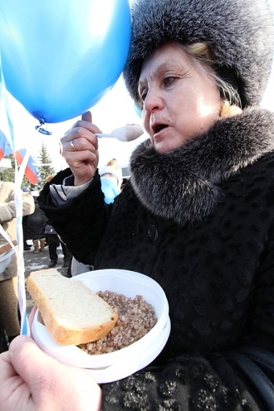Митинг сторонников Путина