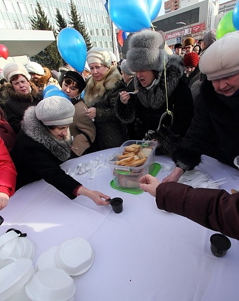 Митинг сторонников Путина