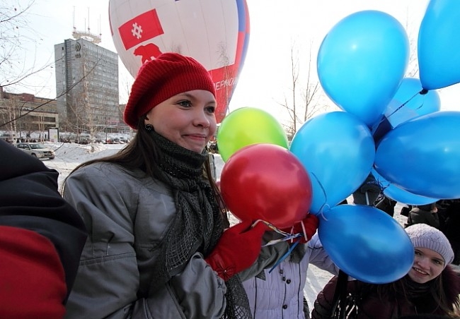 Митинг сторонников Путина