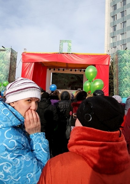 Митинг сторонников Путина