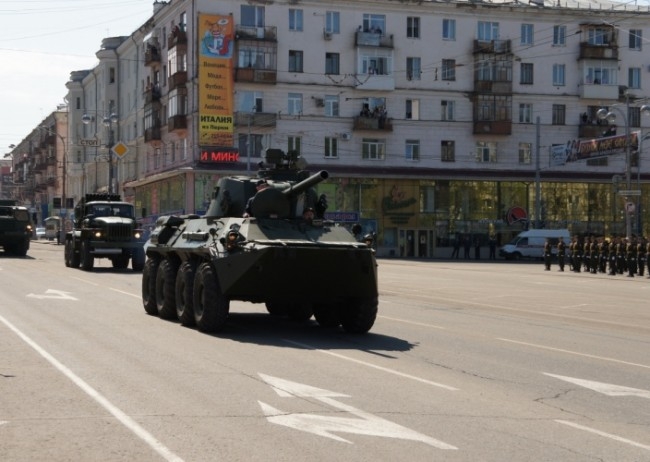 Колонна военной техники