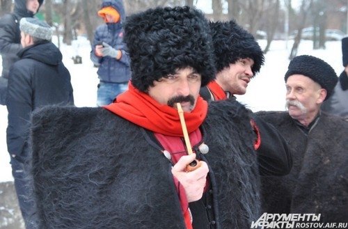 кубанский казак с верной люлькой