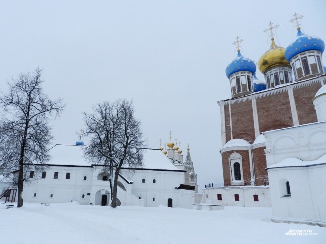 На территории Рязанского кремля
