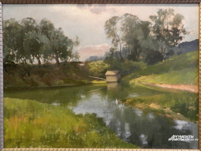 Орлов А., Плотина у Рюминой рощи в Рязани, 1916