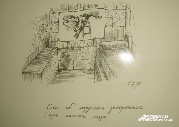 Музей сновидений им. Зигмунда Фрейда. Большой пр. П.С., д.18а. График работы: вт, сб, вс, 12-17.
Музей состоит из двух залов – светлого и темного. В светлом зале представлены основные этапы жизни и работы Фрейда, а на стенах темного зала висят фотографии