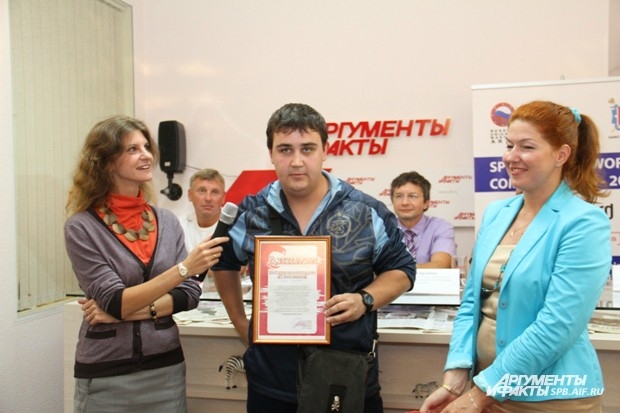 Олег Юркевич, победитель конкурса, любитель велоспорта и тяжелой атлетики