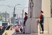 Почетный караул на Площади Александра Невского