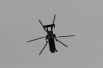 В небе над Соборной мечетью кружит полицейский вертолет 