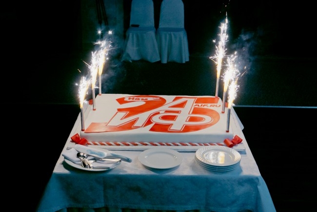Торт к юбилею АиФа от ресторана «Палкин»