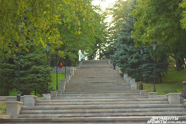 Лестница кафедрального собора.