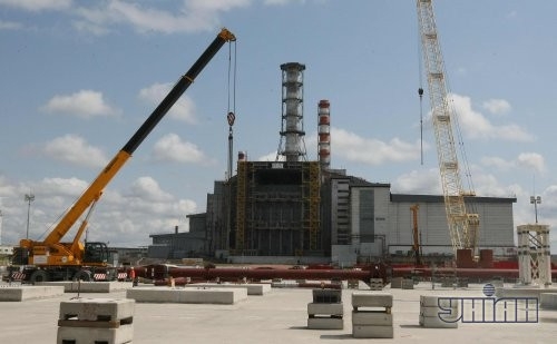 Строительство арки нового безопасного конфайнмента на ЧАЭС