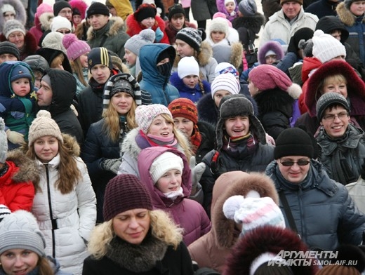Открытие главной елки в Смоленске