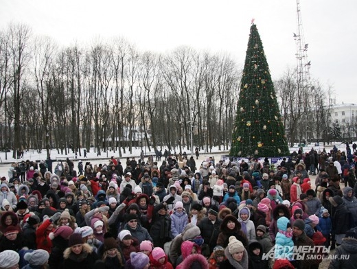 Открытие главной елки в Смоленске