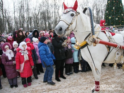 Открытие главной елки в Смоленске