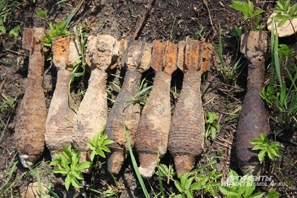 Под Смоленском уничтожили 119 боеприпасов времен ВОВ