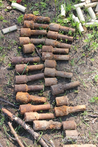 Под Смоленском уничтожили 119 боеприпасов времен ВОВ