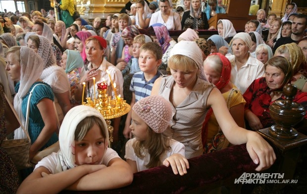 На службе