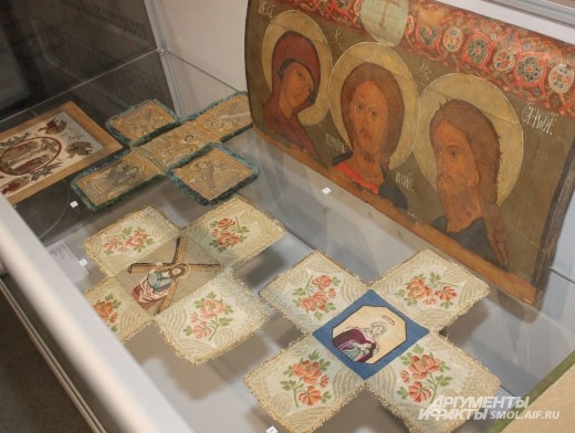 Первым выставку «Русь православная» увидел Патриарх Московский и всея Руси Кирилл.