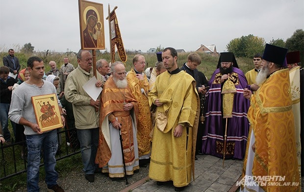Молебен с участием Епископа Исидора