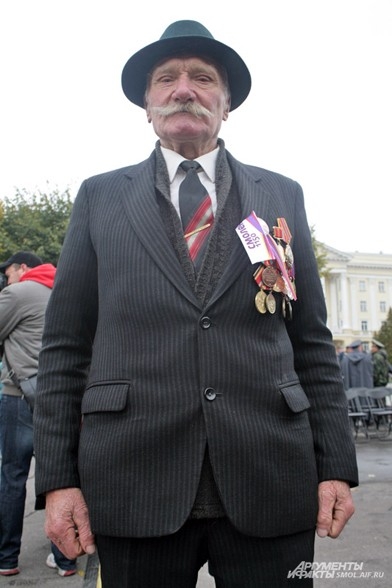 Ветеран на празднике