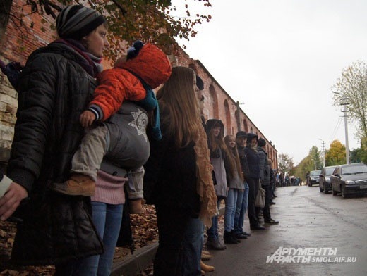 На мероприятие смоляне пришли даже с грудными детьми