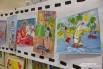 Выставка рисунков школьников - ребята взяли за тему мультфильмы, которые озвучивал Папанов