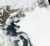 Таяние ледников в Гренландии.