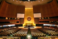 Зал Генеральной ассамблеи ООН.