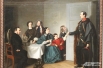На картине немецкого художника Эстерлей изображена сцена возвращения старшего сына в семью.