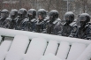 После того как протестующие снесли памятник Владимиру Ленину в Киеве правоохранительные органы Украины приступили к ответным действиям. Днём 9 декабря появились сообщения о том, что спецподразделение «Беркут» перекрыло улицу Грушевского и Крещатик.