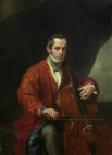 В 1828 году Брюллов написал портрет Матвея Виельгорского, камергера императорского двора, одного из величайших русских виолончелистов и знатоков классической музыки. Сейчас эта работа находится в Национальном художественном музее Республики Беларусь.