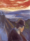 В 1889 году Мунк смог позволить себе купить дом в Осгордстранде, пейзажи которого вдохновляли художника в моменты усталости и истощения. Здесь он создал известный цикл работ «Фриз жизни», нашедший отражение в эмоциональных переживаниях Мунка.