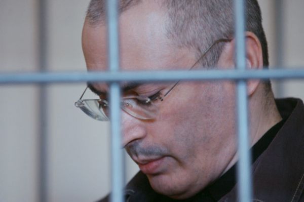 Михаил Ходорковский во время слушаний об условно-досрочном освобождении, 2008 год.