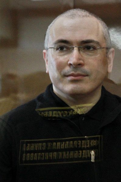 Михаил Ходорковский во время рассмотрения кассационной жалобы на приговор, 2011 год.