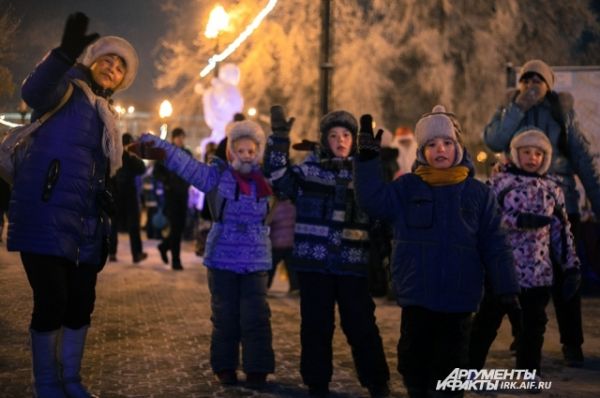 Ребятишки веселились от души.