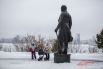 До декабря снега в городе почти не было