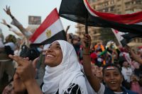 Акции протеста в Египте.